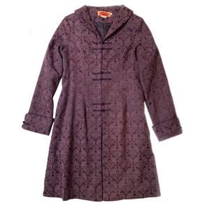 Shanghai Soho Plum Brocade Jacket Size Medium